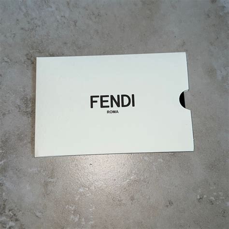 fendi authentication card